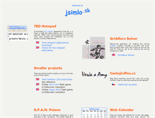 Tablet Screenshot of jsimlo.sk